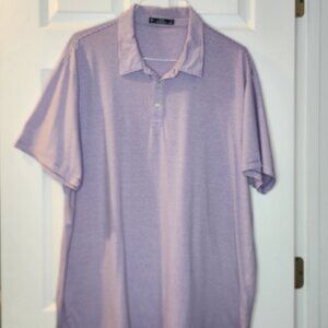 Men's XXL Violet Striped Cotton Member's Mark Polo